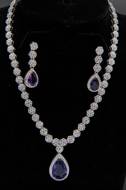 Amethyst Eclipse-1K Silver Set