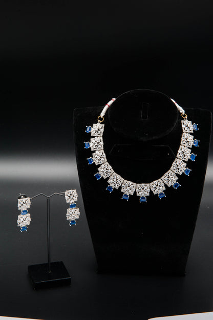 Sapphire Lattice-1K Silver Set