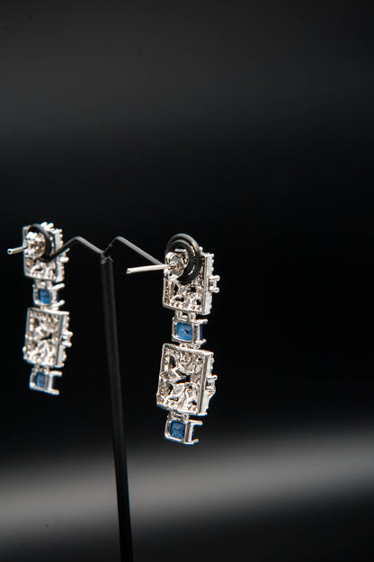 Sapphire Lattice-1K Silver Set