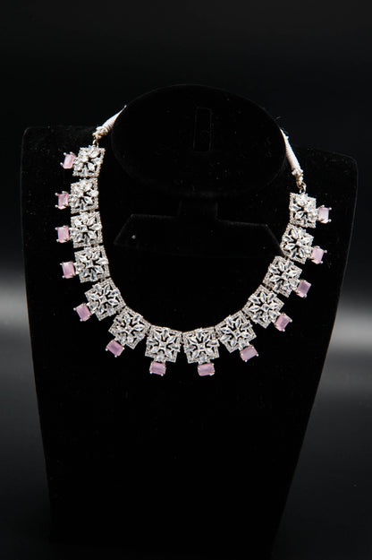 Blush Mosaic-1K Silver Set