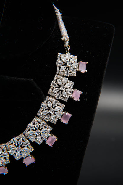 Blush Mosaic-1K Silver Set