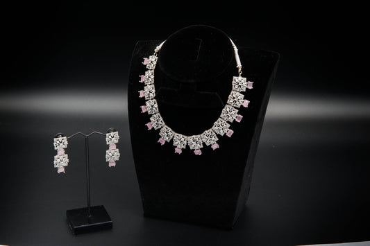 Blush Mosaic-1K Silver Set