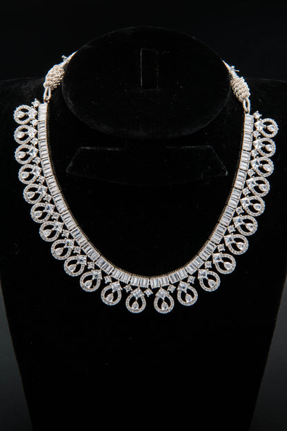 Baguette Cascade-1K Silver Set