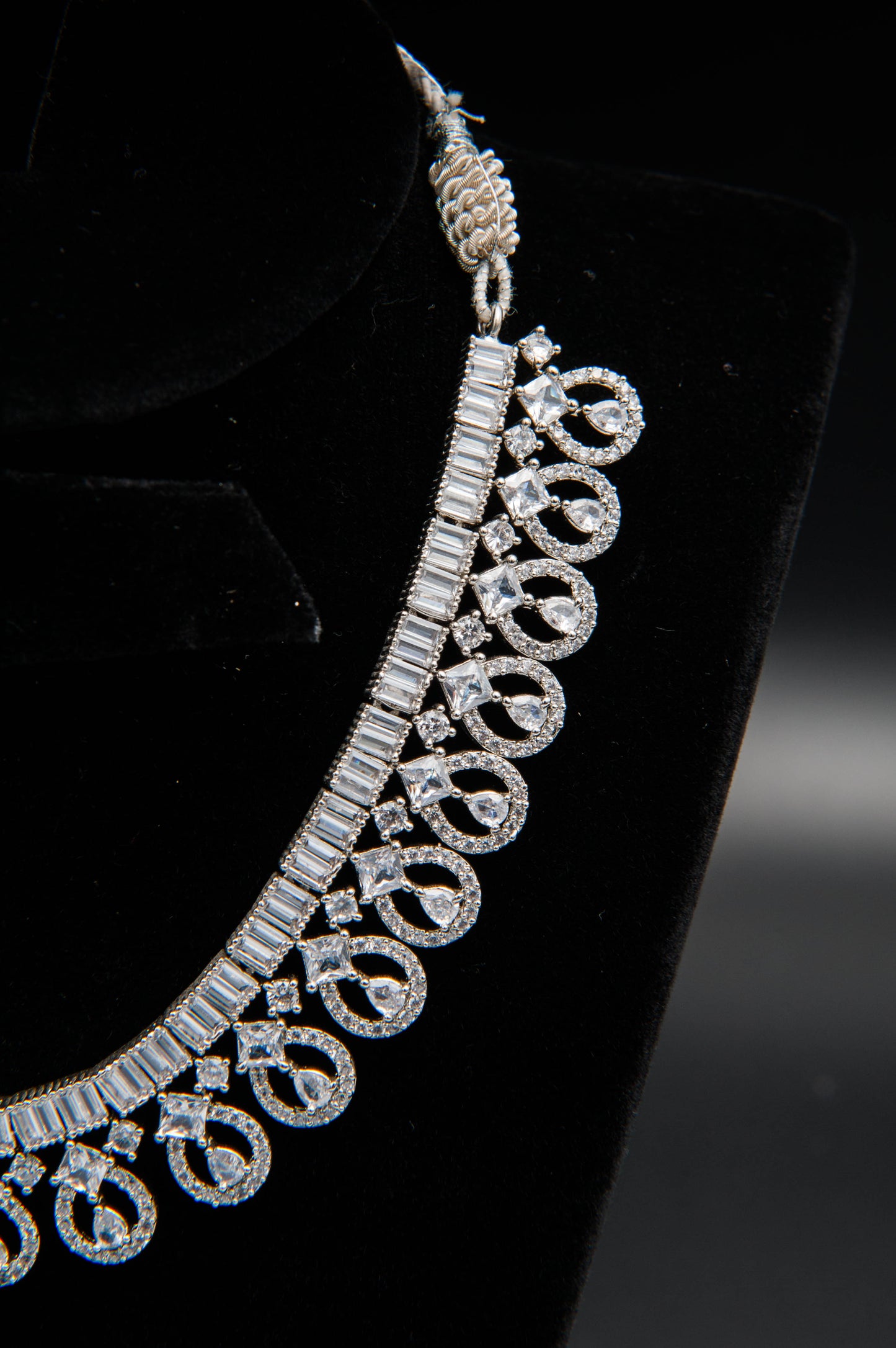 Baguette Cascade-1K Silver Set