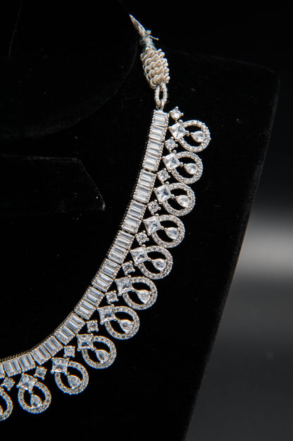 Baguette Cascade-1K Silver Set