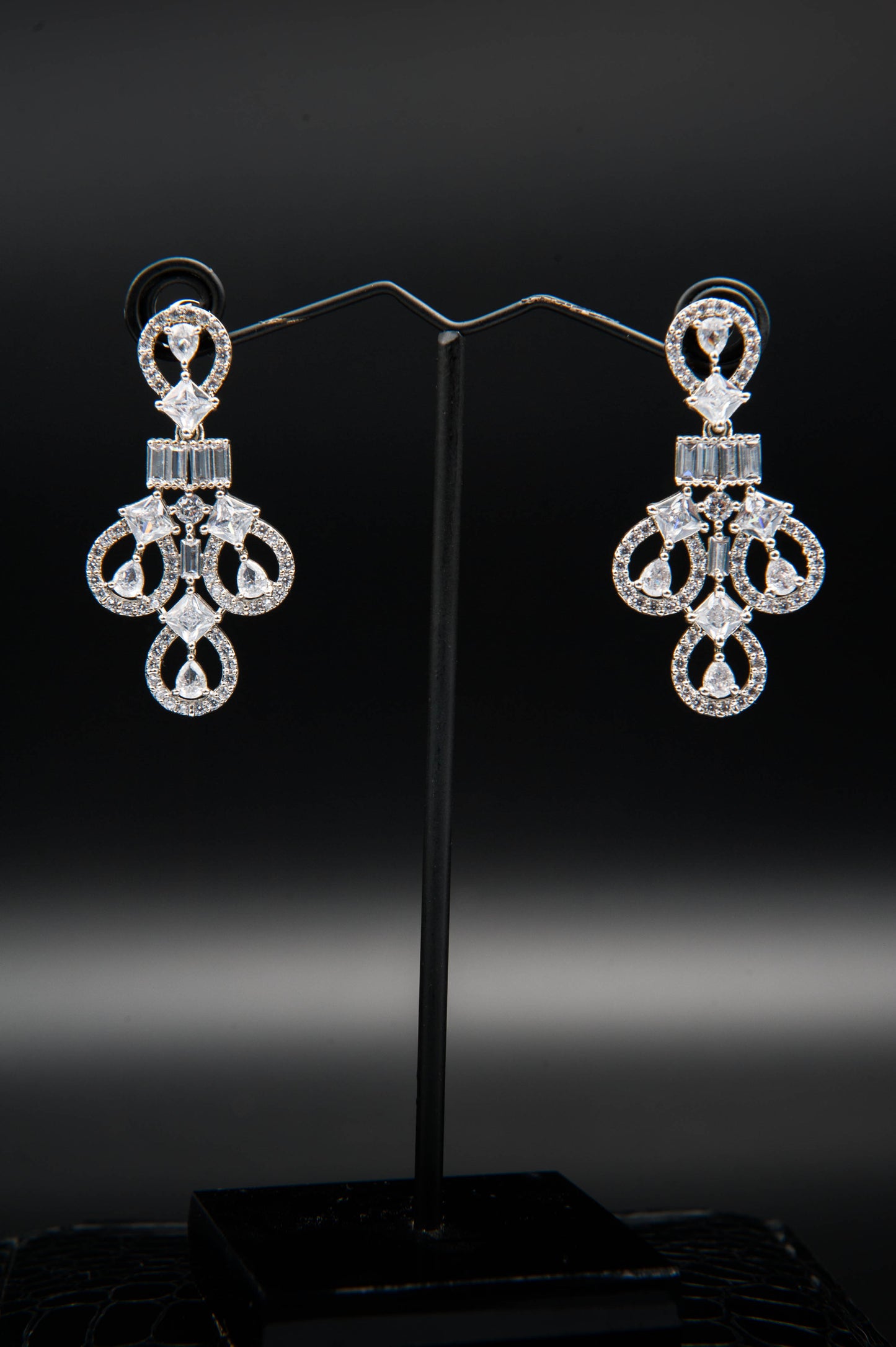 Baguette Cascade-1K Silver Set