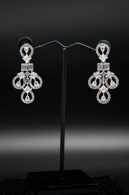 Baguette Cascade-1K Silver Set