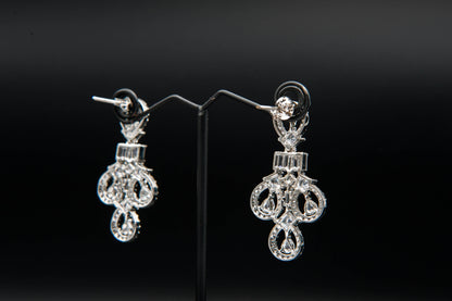 Baguette Cascade-1K Silver Set