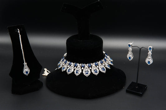Azure Empress-1K Silver Set