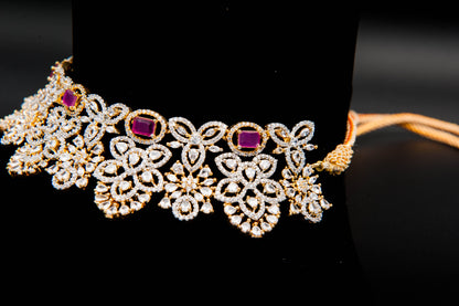 Royal Orchid Gleam-1K Silver Set