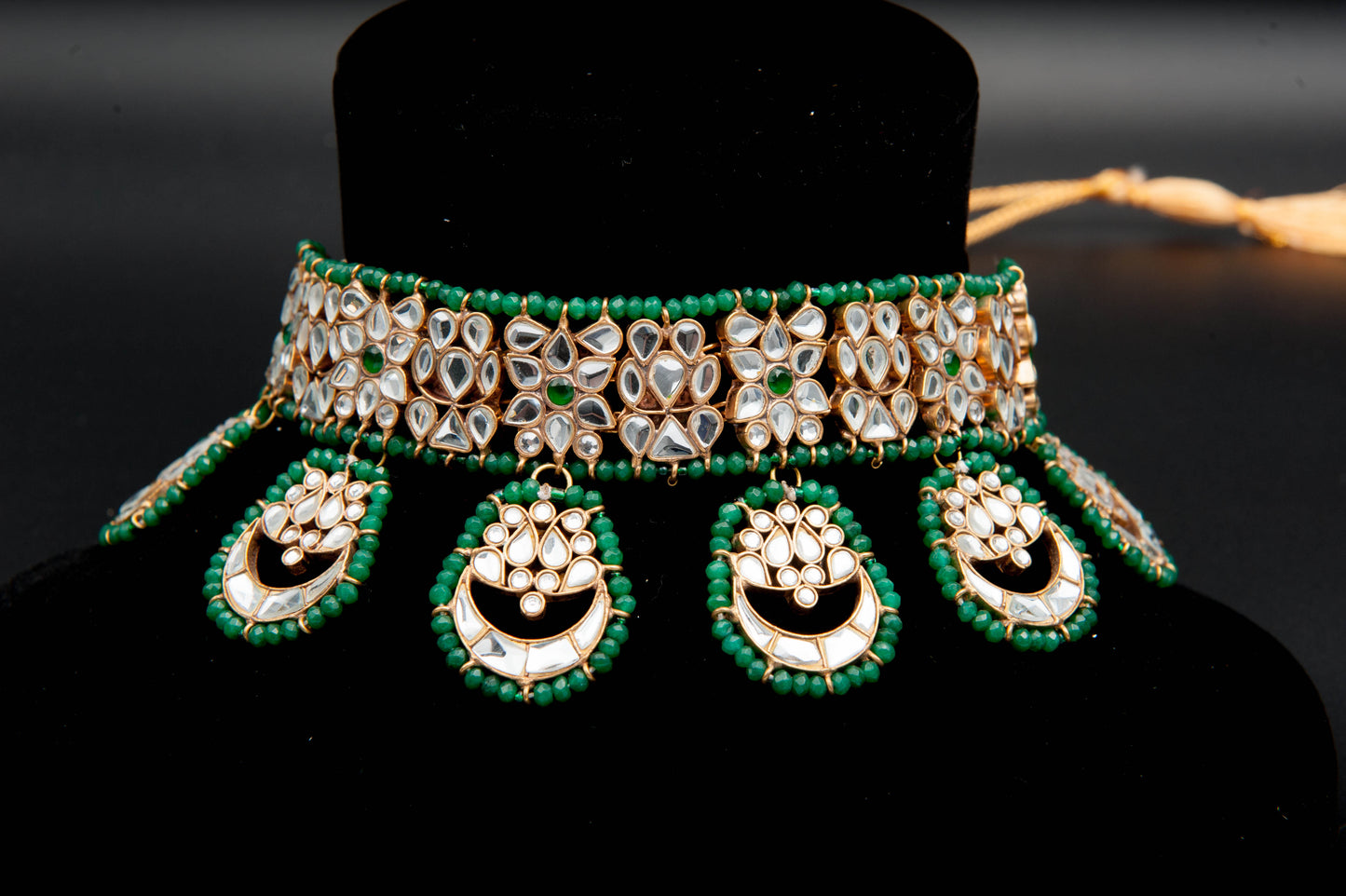 Verdant Majesty-Kundan Set