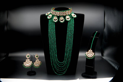 Verdant Majesty-Kundan Set