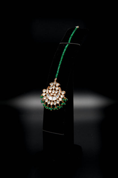 Verdant Majesty-Kundan Set