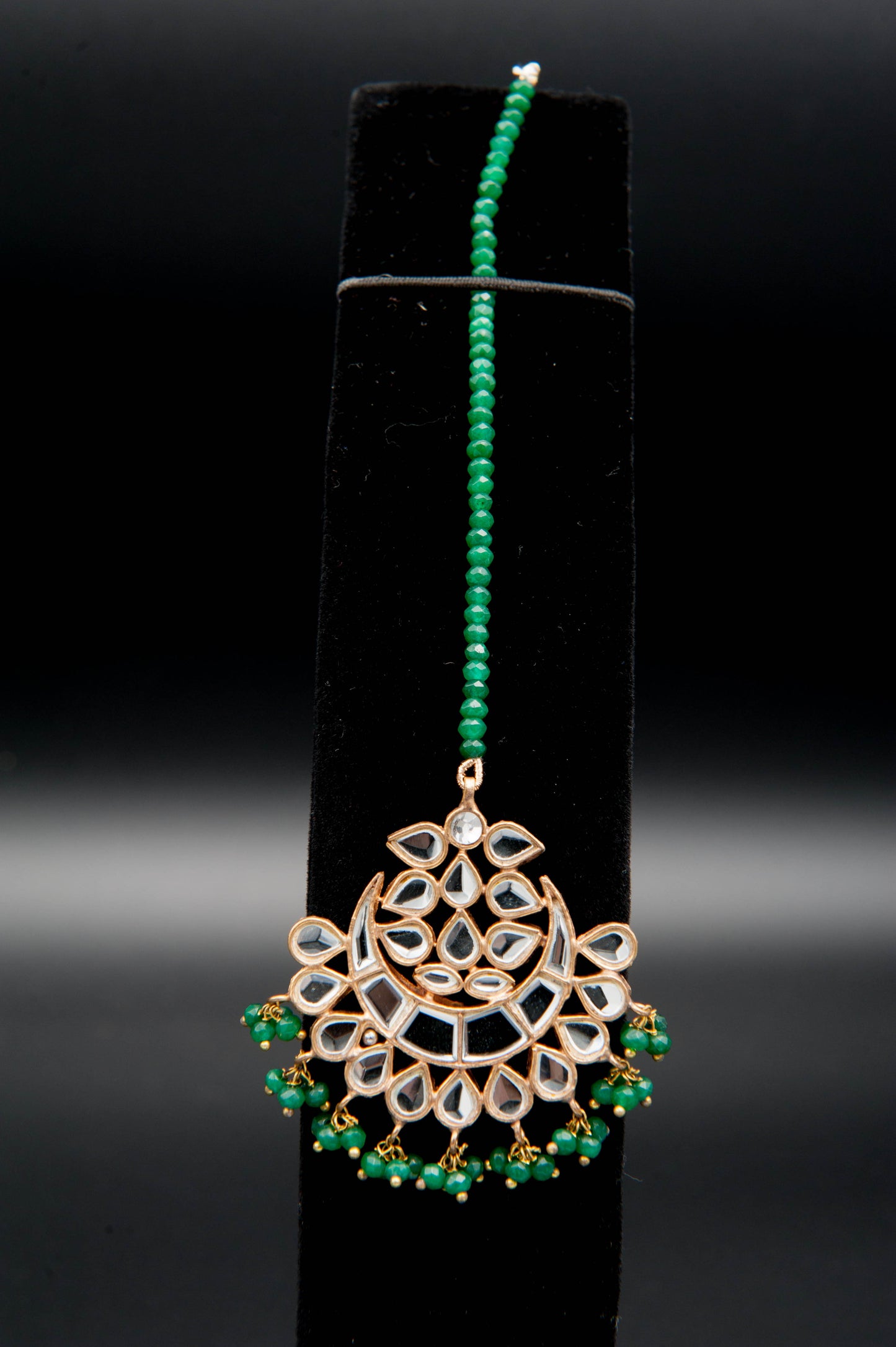 Verdant Majesty-Kundan Set