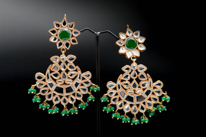 Verdant Majesty-Kundan Set