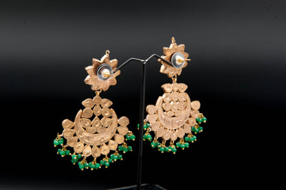 Verdant Majesty-Kundan Set