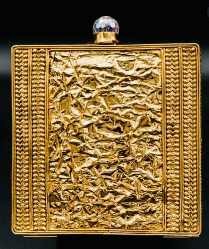 Golden Blossom Bridal Clutch