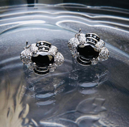 Floral Sterling Silver Studs